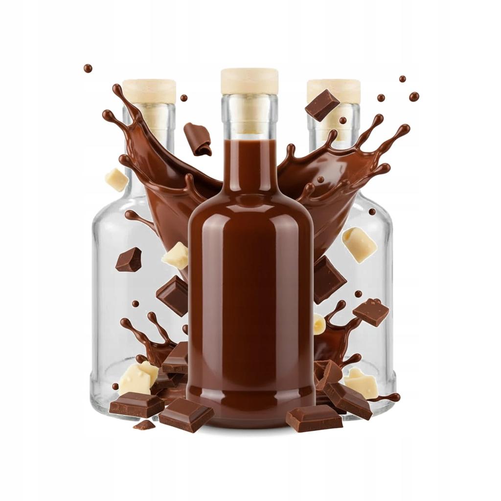 Butelka Na Prezent Tadek 250Ml Etykieta Czapka Mikołaja Na Likier Dekoracja