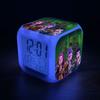 KPop Demon Hunters Cartoon Anime Rumi Mira Zoey Alarm Clock Night Light Student Fashion Personalized Bedside Electronic Clock