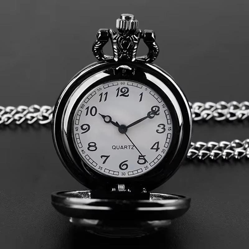 Vintage Retro Motorbike Motorcycle Chopper America Highway Route 66 Mother Road Quartz Pocket Watch Men Necklace Pendant Clock Chain Classic Dial Gift