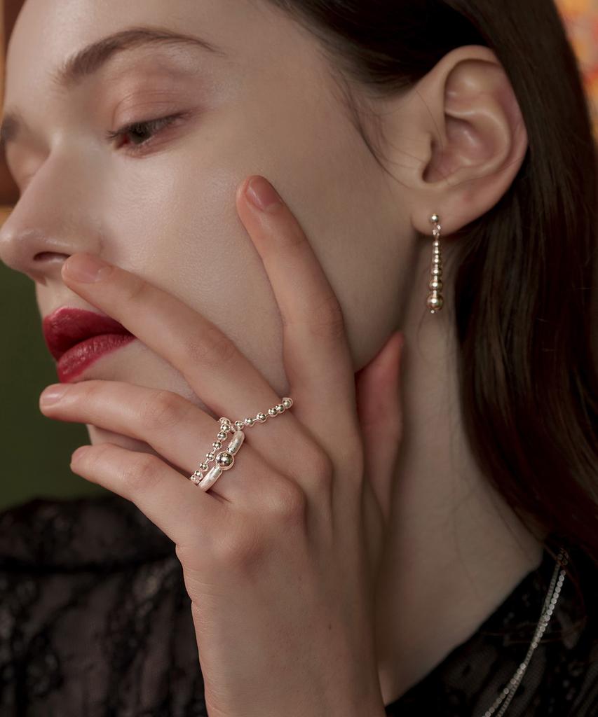 Tou Ss013 Ball Chain Ring