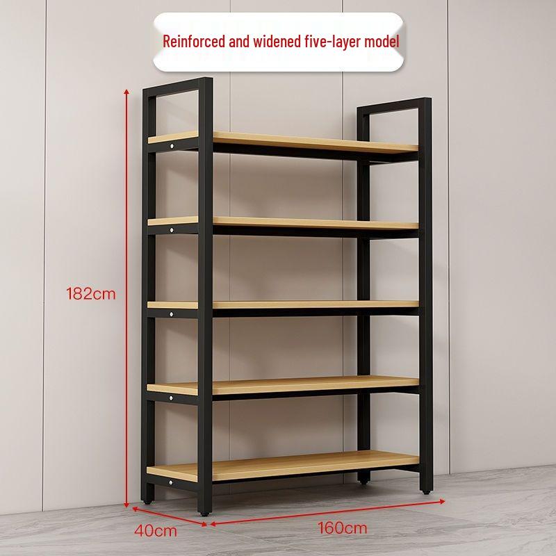 Multilayer Floor Standing Bookshelf and Storage Rack