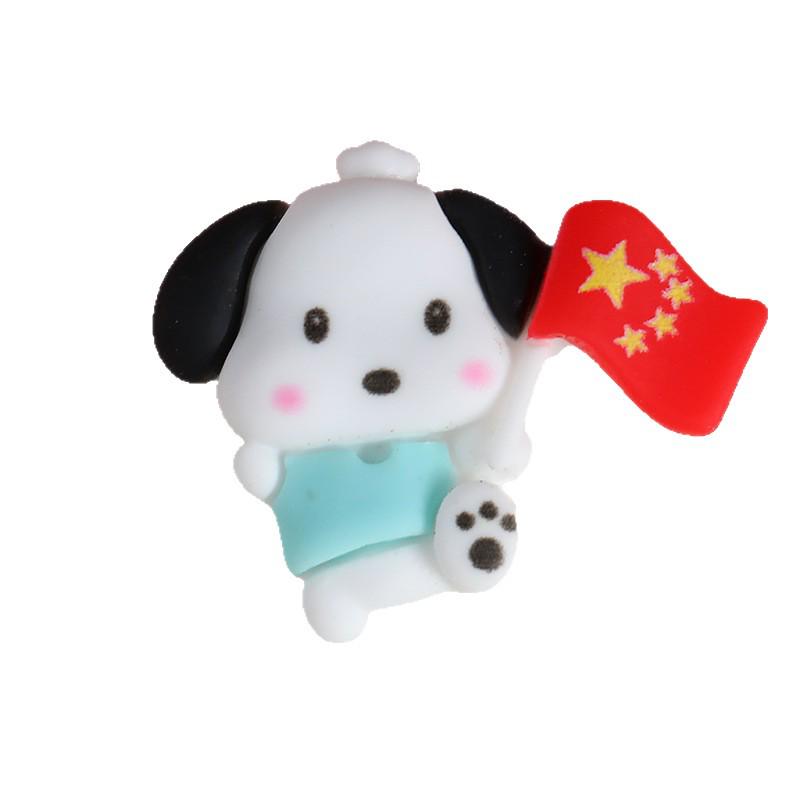 Sanrio Cartoon Flag Resin DIY Accessories: Phone Case, Hair Accessories, Pendant, Shoe Decor