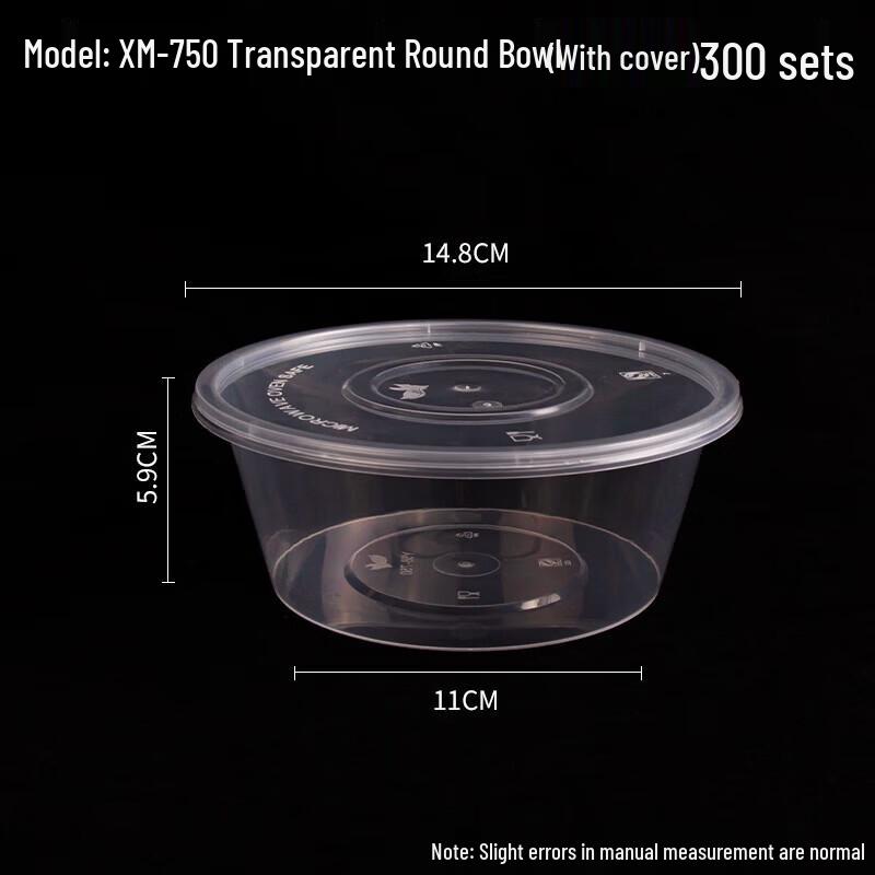 Disposable Round Takeout Bowls