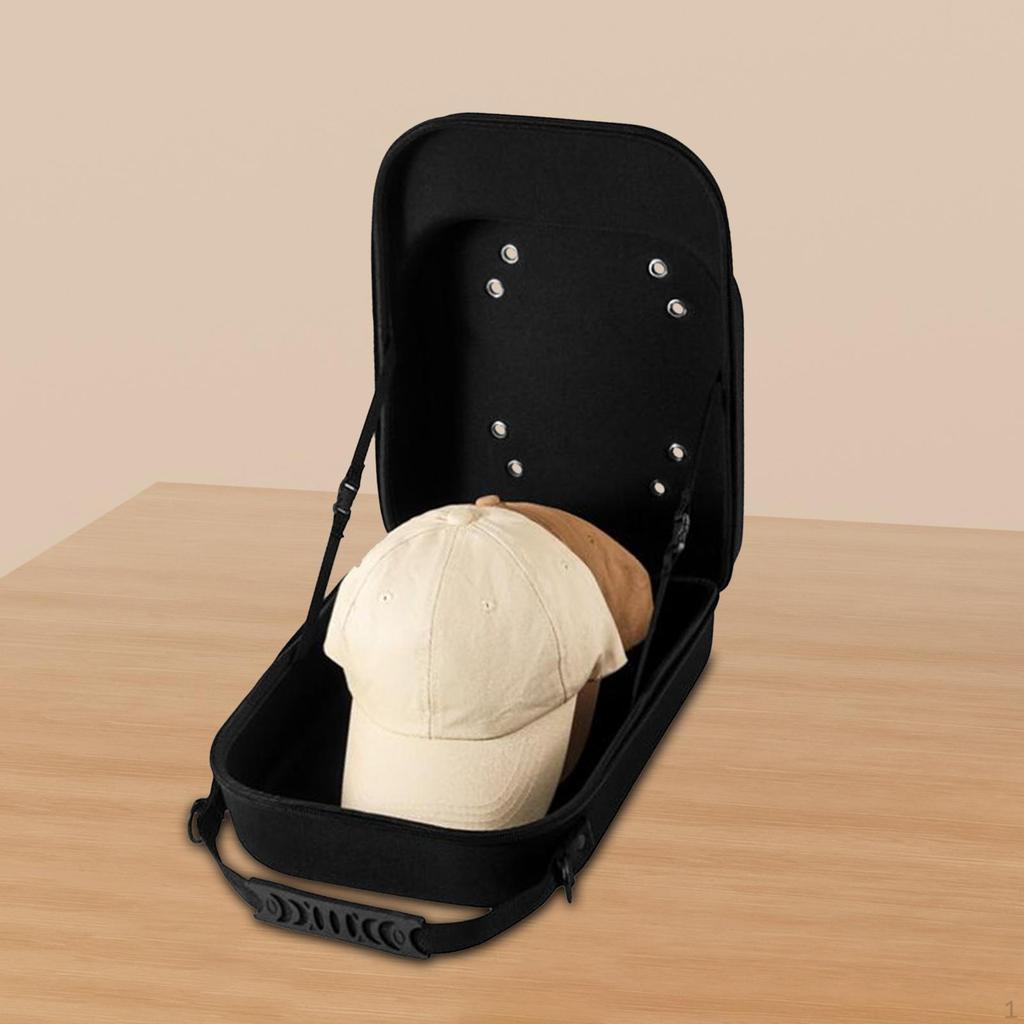 Hat Travel Case, Baseball Bag Cap Carrier, Carry Peaked