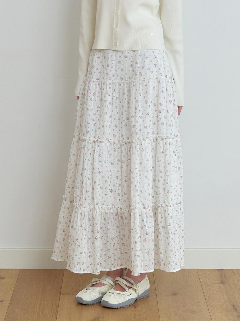 Liel Blow Balm Skirt (Pink Flower)