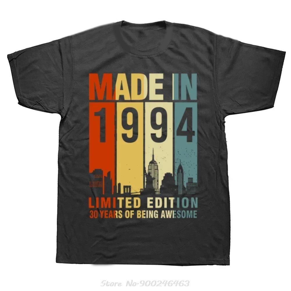 Funny 30th Birthday T-shirt Legends Were Born In 1994 Graphic Tshirt Summer O-neck Short Sleeve Tees Oversized Cotton T Shirt