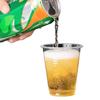 Thickened Transparent Plastic Disposable Cups for Hot Drinks - Commercial & Household Use, Large & Small Sizes