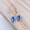 Genuine Tanzanite Gemstone 925 Sterling Silver Pretty Jewelry Earrings For Mom EE-37-6