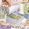 30 Sheets/pack Yanbian Coil-Bound Sticker Book Cute Pet Battle Cat Dog Pattern Materials for Notebook Decoration