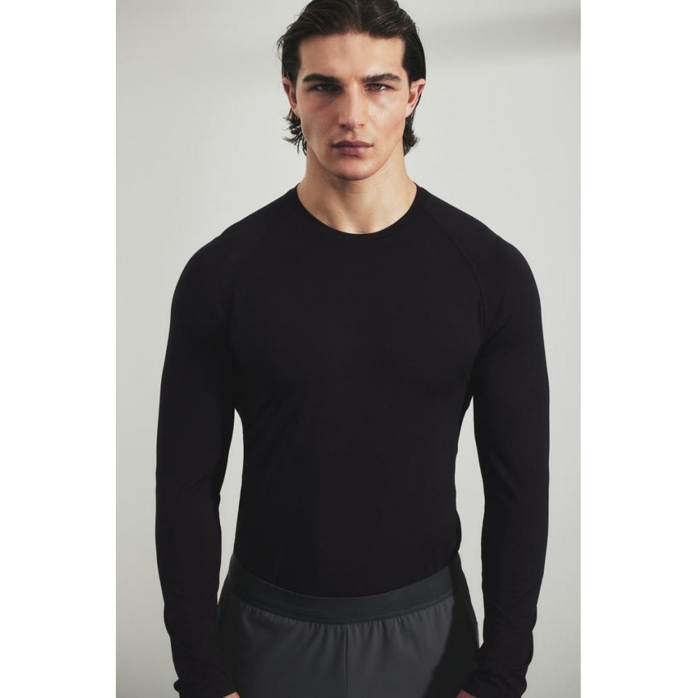 

Спортивный топ HM DryMove Muscle Fit, черный