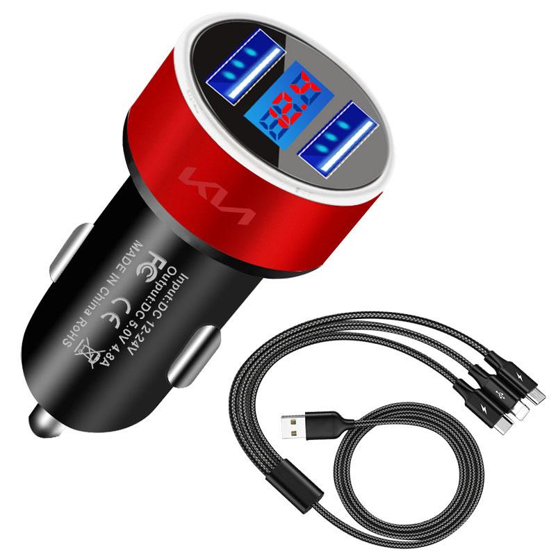 Car Charger USB Type-C Fast Charging Adapter For Kia Rio 3 K2 Ceed Cerato K3 Sportage 4 Picanto K5 Optima Sorento Forte Stinger