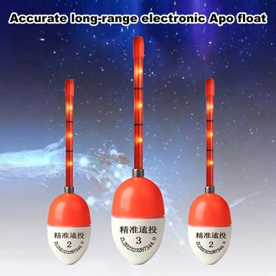 Long Casting Electronic Fishing Float Lightweight High Visibility Buoyancy Ball Buoy Bobber