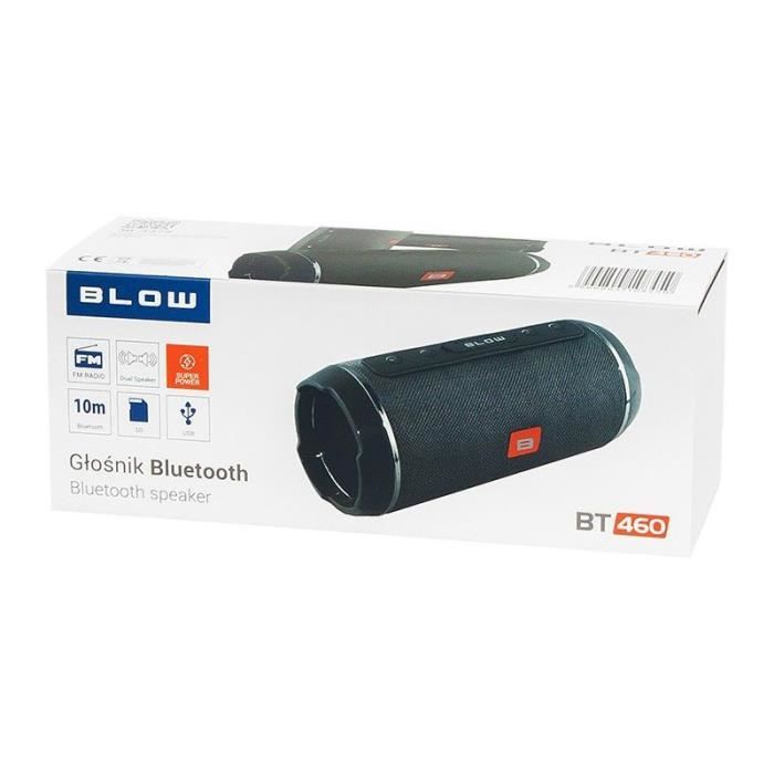 Enceinte bluetooth - blow - 30-337 - noir - autonomie 3-4 heures - bluetooth 3.0