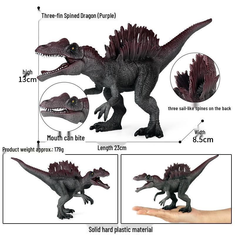 Jurassic Simulation Dinosaur Toys: Spinosaurus, Tyrannosaurus Rex, Mosasaurus