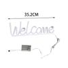 Welcome Neon Signs Backdrop Wall Decor Neon Light Sign for Indoor Bar Party