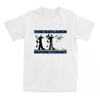 TKL Before I Forget Design Printed Unisex Tee THE KID LAROI Singer Printing T-shirt Short Sleeve Cotton Male Tshirt Graphic Tops