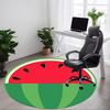 1pc Watermelon Slice Office Round Area Rug, Indoor Mat Suitable For Office, Under Office Chairs Bedroom Living Room Home Decor178