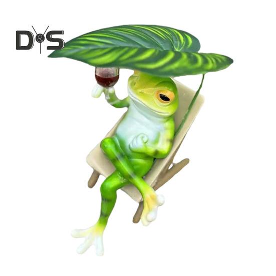 

Украшение из смоляной лягушки, фигурка лягушки для дегустации вина, декор стола, кресло для отдыха, скульптура лягушки для домашнего офиса, подарок на новоселье Frog