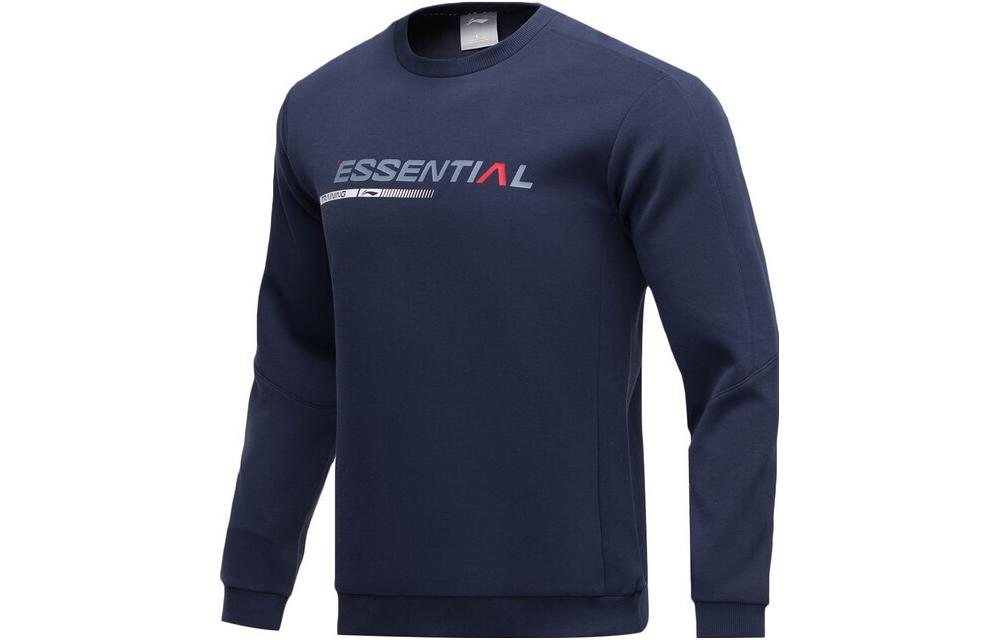 Li Ning Training Series Sweatshirt Men s Dark Iris Blue AWDR007-3 L