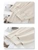 Apricot Wool Blend High-Waist Harem Pants for Women - 2024 Autumn/Winter Collection