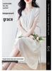Elegant French-Style Summer Dress: Cinched Waist, Age-Defying Design