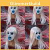 Ghost Latex Female Cosplay Mask With White Hair For Haunted House Decorations