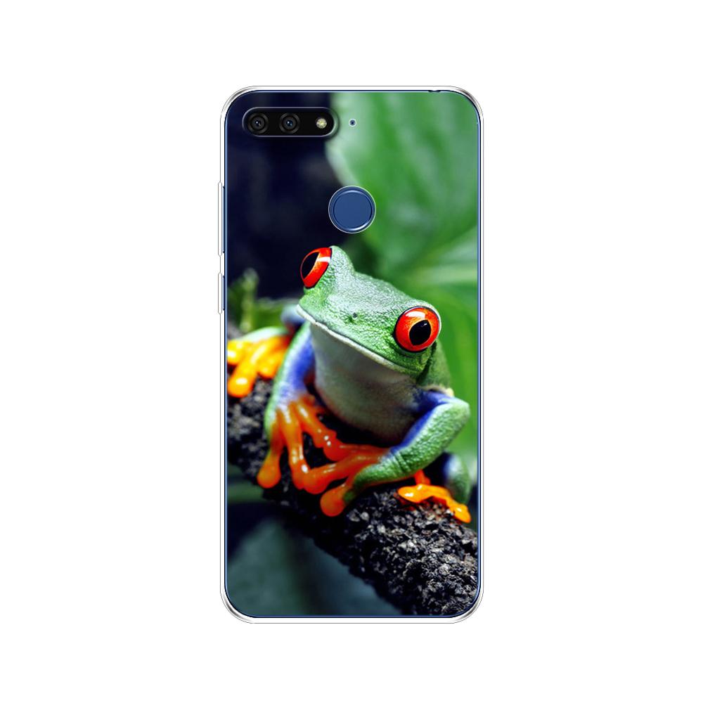 For Huawei Honor 7C 5.7 Inch Case Cover Soft Silicone TPU Cute Cover Back Protective Phone Case For Huawei Honor 7c Aum-L41 Bags