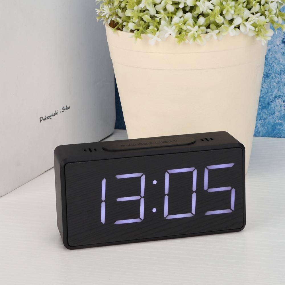 Simple Electronic Clock LED Bedside Alarm Clock with Snooze Function for Student Home Use  less than br more than