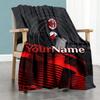 Ac Milan Personalized Name Blanket Gift Personalized Blanket Soft & Cozy for Seaside Home Decor Living Room Office Four Seasons Universal