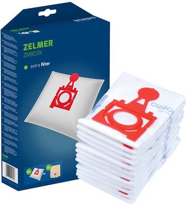 Zelmer Synthetic Microfiber Vacuum Cleaner Bag 12 Pcs. with Filter