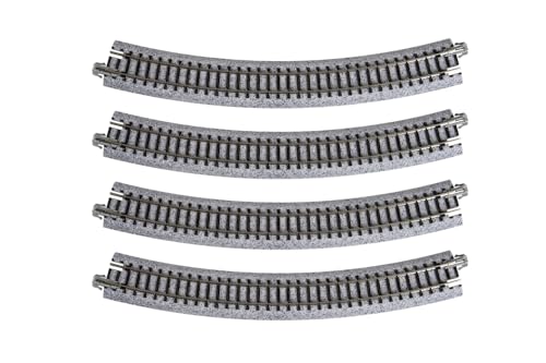 KATO N rozchod oblouková kolej R348-30° 4 kusy 20-130 železniční modelářské potřeby