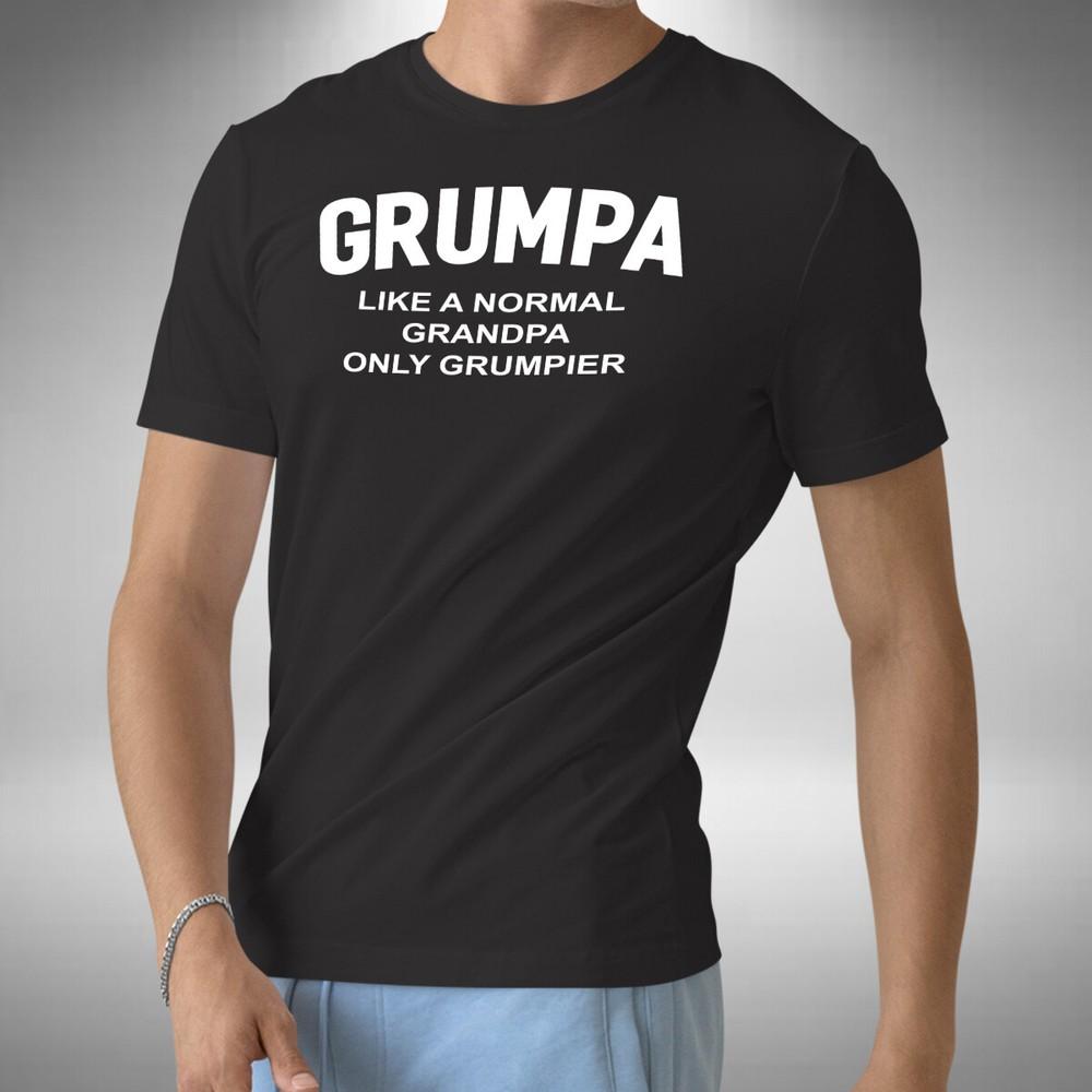 Grumpa Grandpa Mens T-Shirt Funny Birthday Grandad Dad Papa