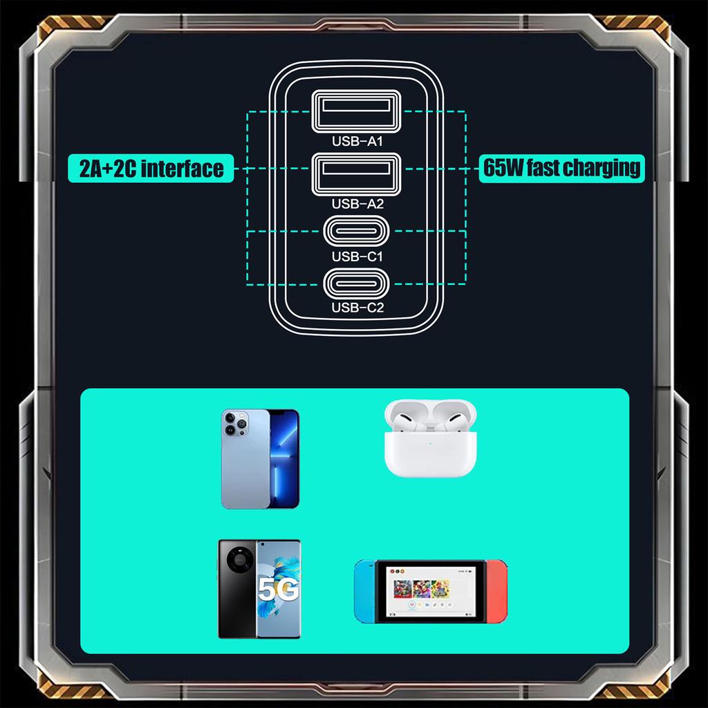 2A2C European Power Connection Fast Charging USB Type CREATE Harbors Dense Size Permanent Building