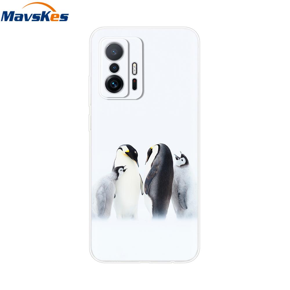 For Xiaomi 11T Pro Case For Xiaomi 11T Cover Transparent Silicone Cute Back Cover Cases Soft Bumper for Xiaomi 11t 5g T11 Capa