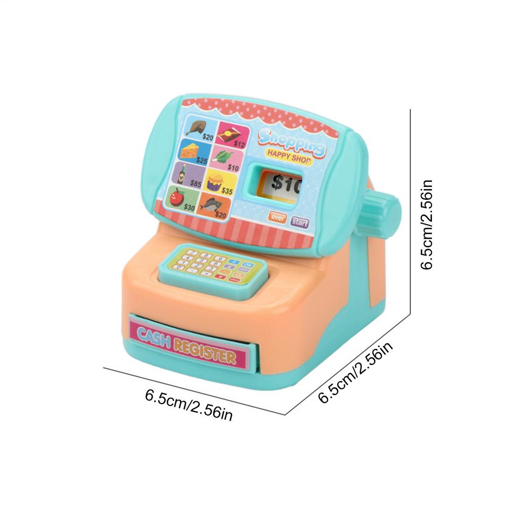 Realistisch Kassa Speelgoed voor Kinderen, Interactieve Speelgoed Winkel Set, Klassieke Geldtel Spaarpot voor Jongens Meisjes Kleuters
