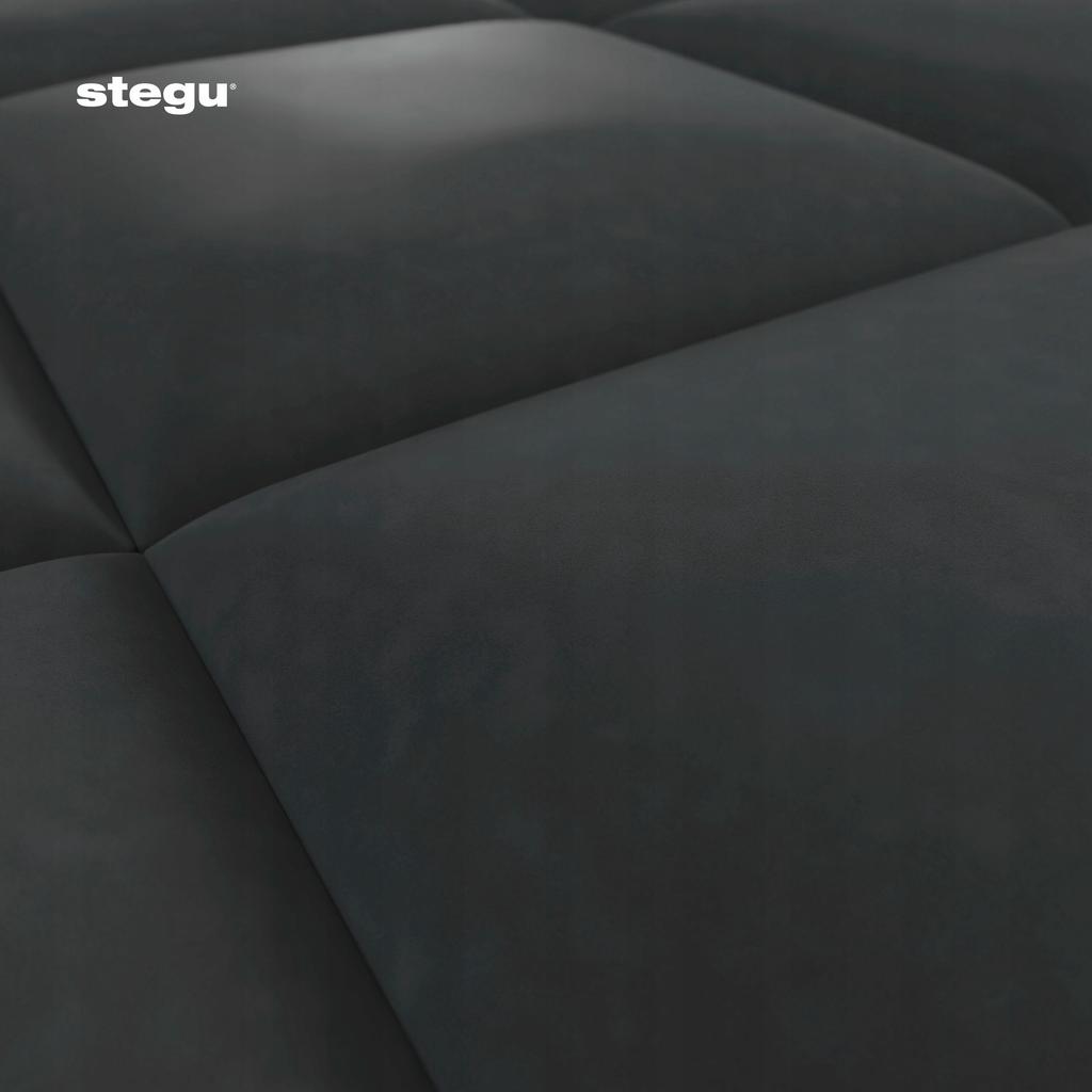 Panel tapicerowany wezgłowie Duo PP Matte Steel czarny 60x30 cm 1szt