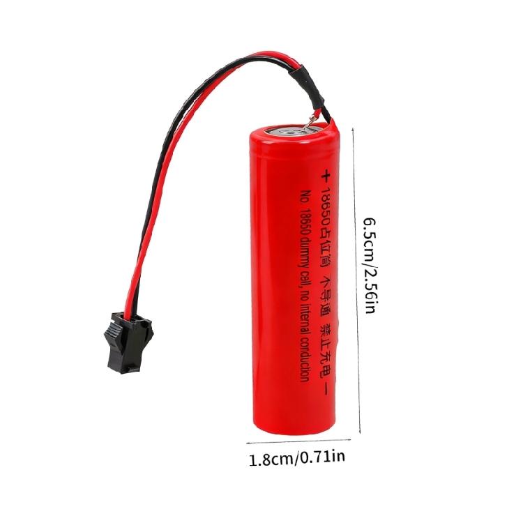 0V 18650 Battery Placeholder Conductor Adapter Power Integration Placeholder Cylinder Conductor for Electronic Device