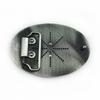 Taurus Western Style Zinc Alloy Bull Head Leather Belt with Vintage Patterned Buckle