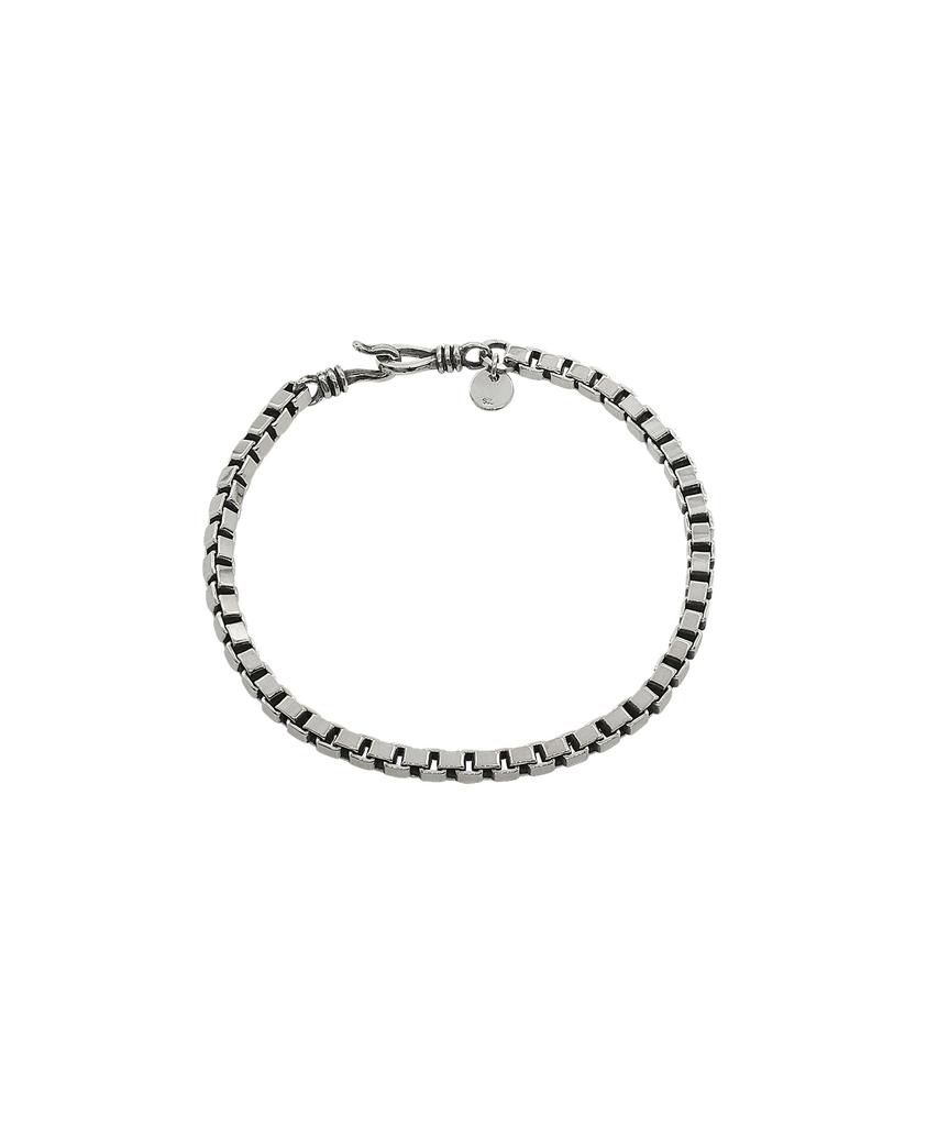 Iamj [925 Silver] Basic Box Chain Bracelet (2 Types)