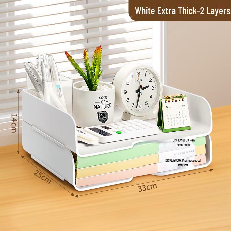 A4 Desktop Multi-Layer File Organizer