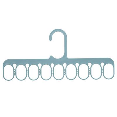 Cabide de Roupas com 9 Furos Organizador de Armário Multifuncional Rack para Pendurar Cachecol Meias Calças
