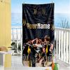 Juventus Customize Your Name Beach Towel Super Soft & Absorbent Suitable for Swimming Gym Camping Yoga Vacation