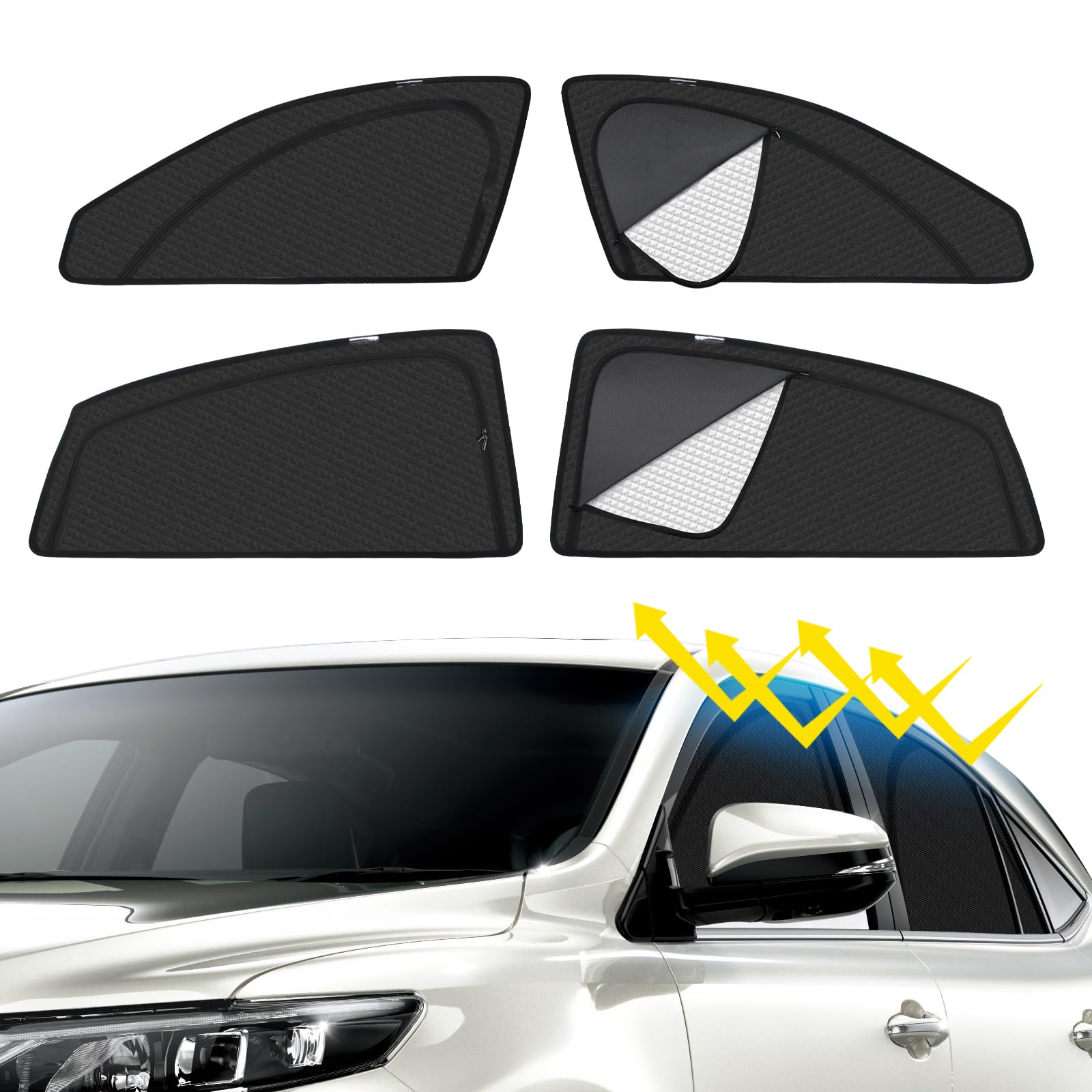 

Солнцезащитная сетчатая шторка для Harrier 60 серии, затемнение, вентиляция, боковая шторка для Harrier 60, солнцезащитная шторка, защита от насекомых, магнитная, автомобильная шторка, вентиляция, защита от УФ-лучей