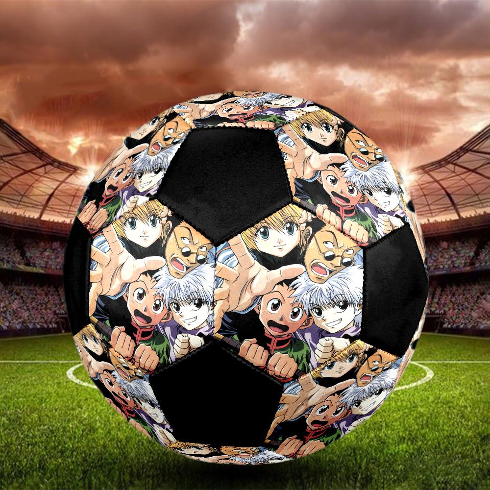 Soccer Ball Colorful Machine Stitched PVC Size 5 Team Training Competition Ready Durable High-Bounce Cool Sports Gift
