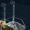 Acrylic Turtle Basking Dock Multi-Functional Hanging Turtle Basking Dock Tortoise Climbing Ladder High Guardrails