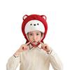 Transform into a pink bear headgear hat, photo props, cartoon headgear, photo props, performance props