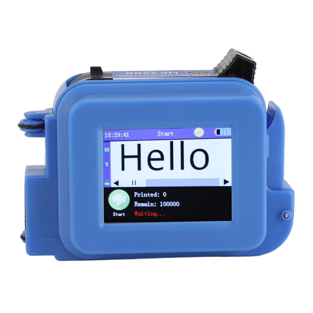 Pocket Inkjet Printer Adjustable Printing Height 0.1? 0.5in/1in Touch Screen Handheld Inkjet Coder