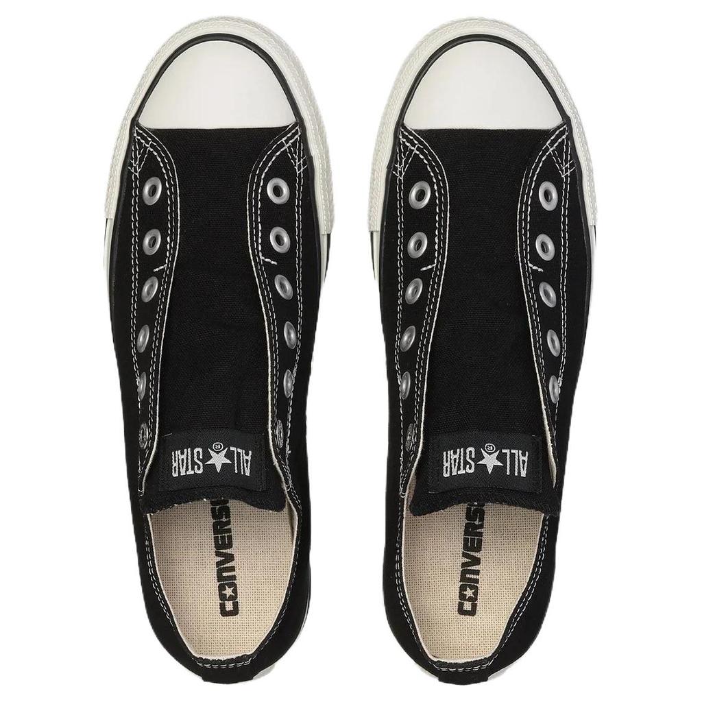 Converse All Star Slip On Ox Comfortable Fit Canvas Shoes Unisex Sneakers Black 31318890