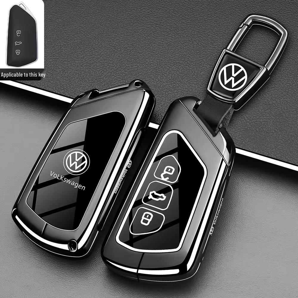 Volkswagen Lavida, Polo, Lamando, Passat, Touareg, Tiguan, Teramont, Touran Schlüsselhülle und Autoschnalle.