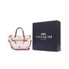 Coach Gallery 20 Gradient Heart Print Zipper Closure Pebble Leather Handbag Shoulder Bag Crossbody Bag Small Women Handbags White CA793-IMCAH